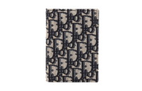 DIOR Canvas Card Holder, Coin Purse, Passport Holder Women's Denim Blue