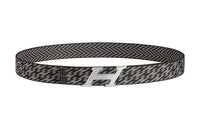 HERMES H Speed Buckle And H Shoulder Strap Calfskin Leather Belts Unisex Black Width 3.2CM