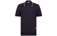 DIOR Polo Shirts Men Dark Blue