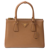PRADA Galleria Killer Bag Leather Shoulder Bag Crossbody Bag Handbag Medium Size Women's Brown