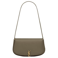 SAINT LAURENT Cow Leather Handbag, Shoulder Bag Women's Deep Musk