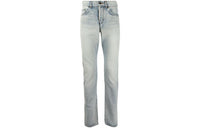 SAINT LAURENT Light-wash Straight-leg Jeans