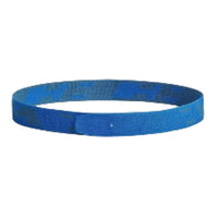 HERMES Logo Embroidery - Leather Belts Men's Blue Width 2-4cm