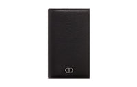DIOR Grained Calfskin Wallet Men's Black