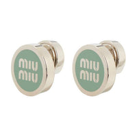 MIU MIU Metal Earrings Women's Green