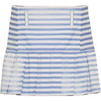 PRADA Striped Poplin Mini Skirt