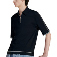 HERMES SS24 Polo Shirt Men's Black