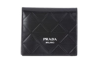 PRADA Leather Wallet Men's Black