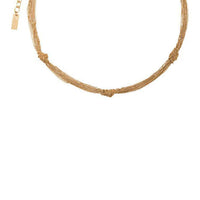 SAINT LAURENT Brass Necklaces Women's Yellow