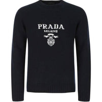 PRADA Cashmere Sweaters Men Dark Blue