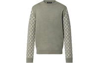 LOUIS VUITTON Long-Sleeved Cashmere Mix Signature Crewneck