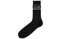CELINE SS23 Knee-High Socks Men's 1 Pack Black
