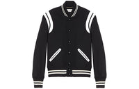 SAINT LAURENT Baseball Jacket Women's Black