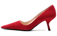 PRADA Slim Heel High Heels Women's Red