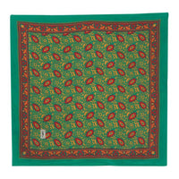 SAINT LAURENT Pre-Owned Floral Silk Crepe Scarf