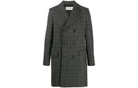 SAINT LAURENT FW21 Coats Men's Gray