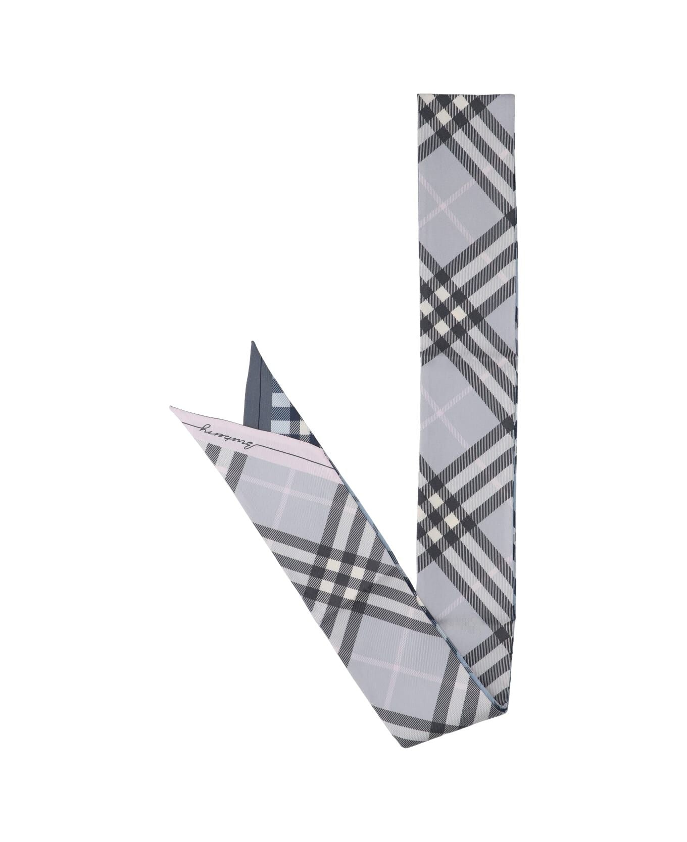 (WMNS) Burberry 25 Check Scarf 'Blue' 8110365