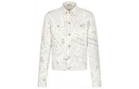 DIOR Arsham Newspaper Denim Jacket