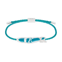 DIOR Brass, Polyester, Resin Bracelets Men's Blue