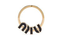 MIU MIU Keychains Unisex Gold/Black