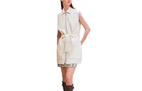 HERMES Coats Women's White