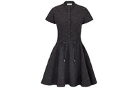 DIOR Short-Sleeved Dresses Women's Black