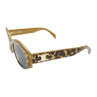 CELINE Acetate Cat Eye Sunglasses Women's Umber
