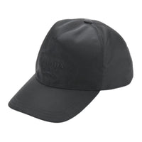 PRADA Recycled Nylon Baseball Caps Women's Black