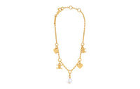 CELINE Brass, Resin, Pearl Bracelets Women's Gold