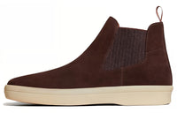 Loro Piana Ultimate Walk Ankle Length Chelsea Boots Men's Umber