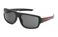 PRADA Irregular Shape Sunglasses Men's Black