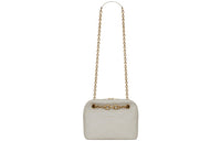 SAINT LAURENT Sheepskin Shoulder Bag, Crossbody Bag Women's White
