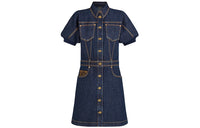 LOUIS VUITTON Dress Women's Blue