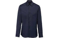 PRADA Shirts Men Navy Blue