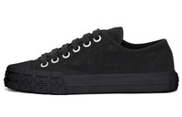PRADA Canvas Shoes Women's Low Top Black