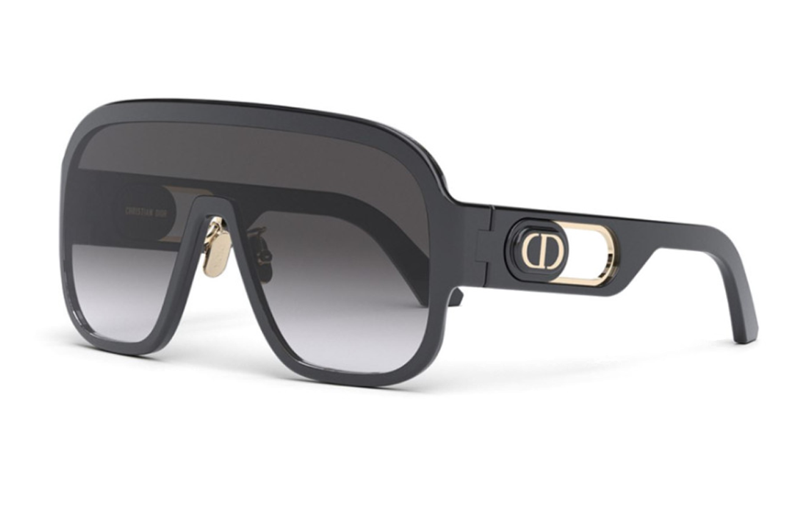 DIOR - Irregular Shape Sunglasses Men's Black