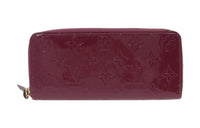 LOUIS VUITTON Leather Wallet Women's Magenta