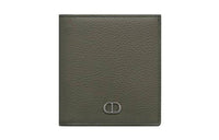 DIOR Grained Calfskin Wallet Men's Green
