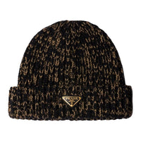 PRADA Mélange effect Wool Beanie
