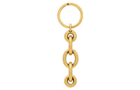 SAINT LAURENT LE MAILLON Metal Key Ring Bag Accessories Women's Gold