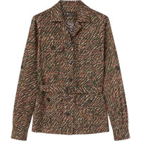Loro Piana FW24 Shirt Women's Ebony Light Brown