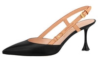 LOUIS VUITTON Blossom Slim Heel High Heels 7.5cm Women's Black