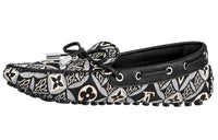 LOUIS VUITTON Chess Casual Single Shoes Women's Black White