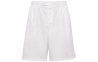 PRADA Cotton Bermudas Casual Shorts Men's White