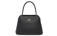 PRADA Saffiano Leather Shoulder Bag Crossbody Bag Handbag Women's Black