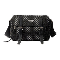 PRADA Recycled Nylon Shoulder Bag, Crossbody Bag Women's Black