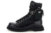 PRADA Short Martin Boot Men's Black