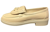 CHANEL Casual Single Shoes Women's Beige
