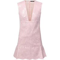 LOUIS VUITTON Sequin Lace Mini Dress