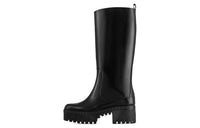 LOUIS VUITTON Laureate Platform Knee-high Boots 6cm Women's Black